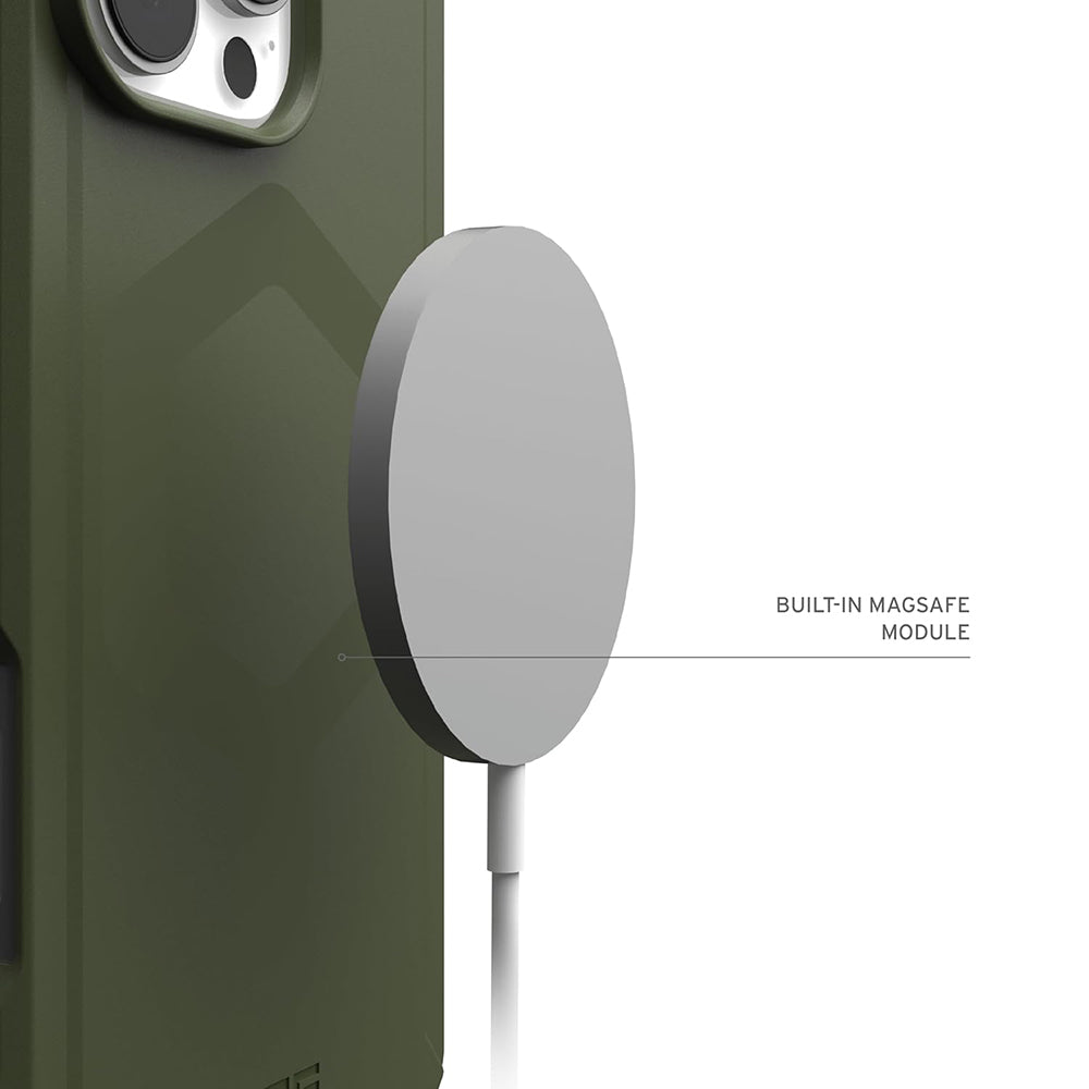 MagSafe Case for Apple iPhone 16 Pro, Urban Armor Gear, Essential Armor, Green