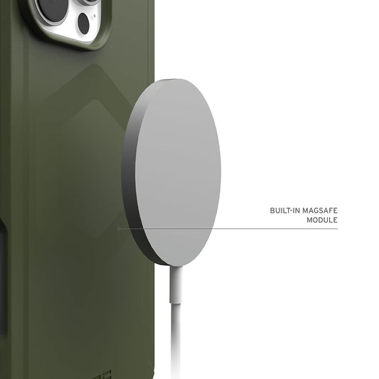 MagSafe-hoes voor Apple iPhone 16 Pro, Urban Armor Gear, Essential Armor, Groen