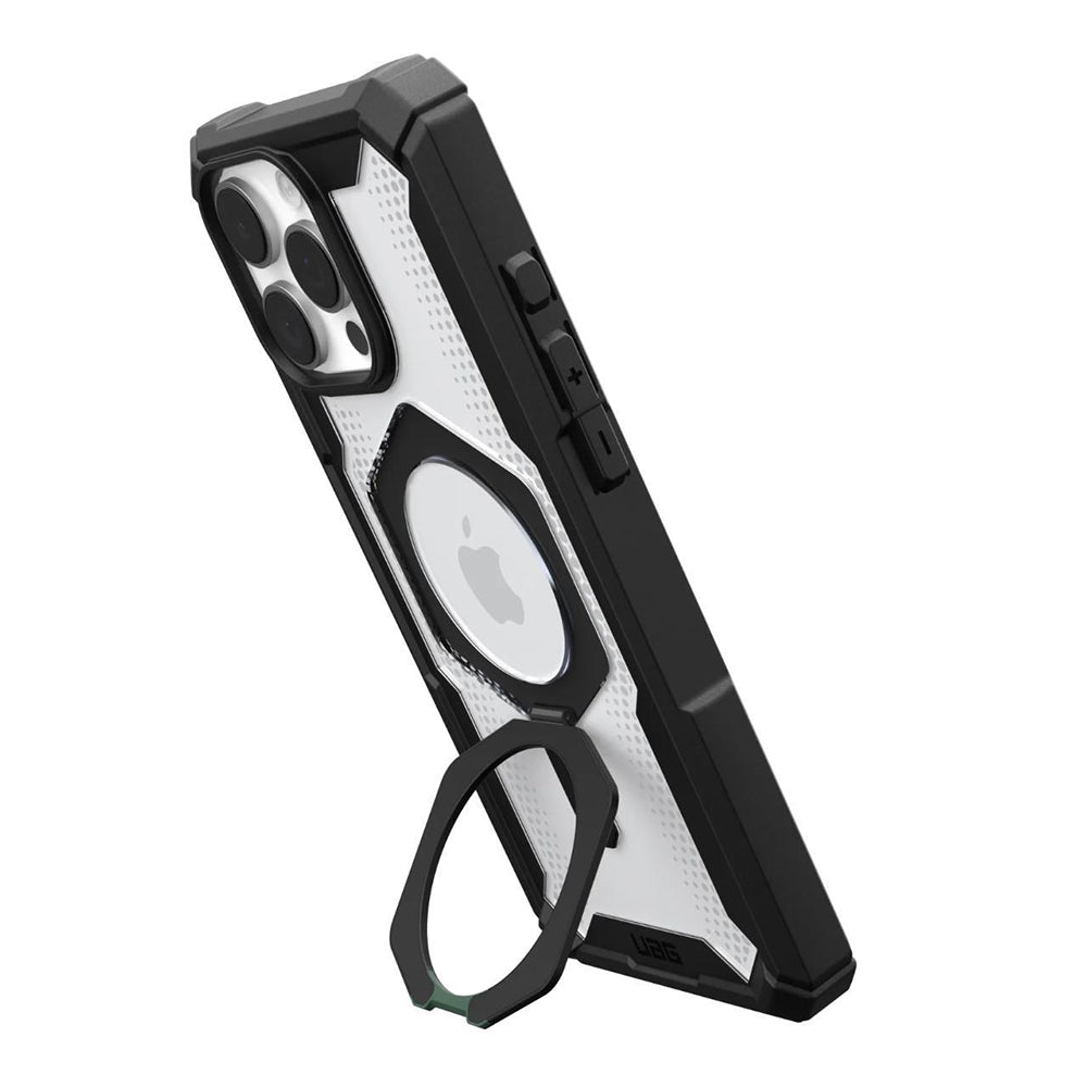 MagSafe Case for Apple iPhone 16 Pro, Urban Armor Gear, Plasma XTE, Transparent Black