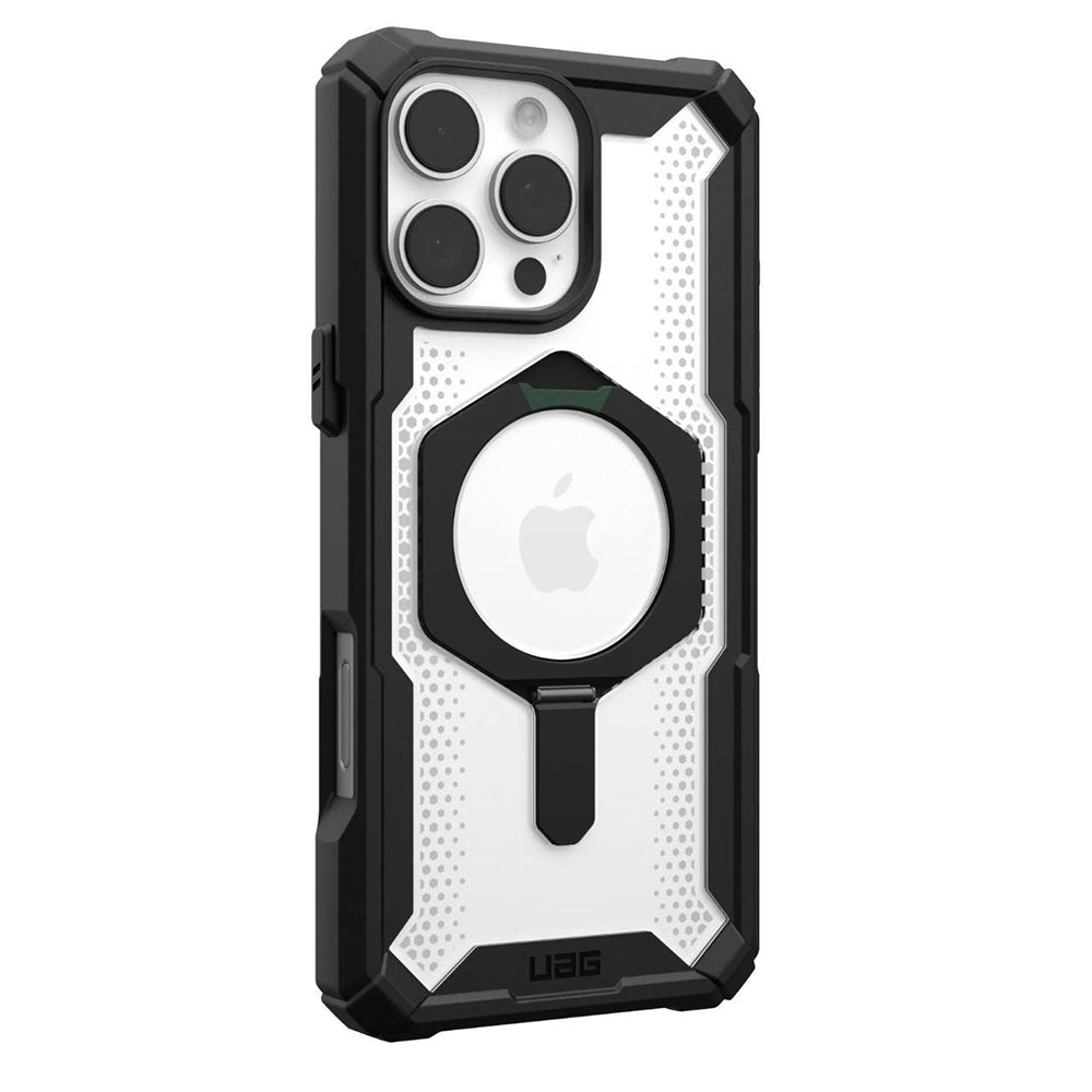 MagSafe Case for Apple iPhone 16 Pro, Urban Armor Gear, Plasma XTE, Transparent Black