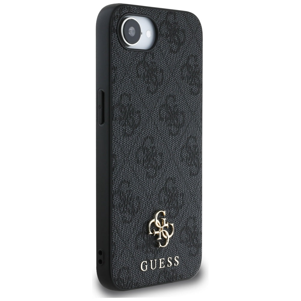 MagSafe hoesje voor Apple iPhone 17e / 16e, Guess, 4G Classic, Zwart