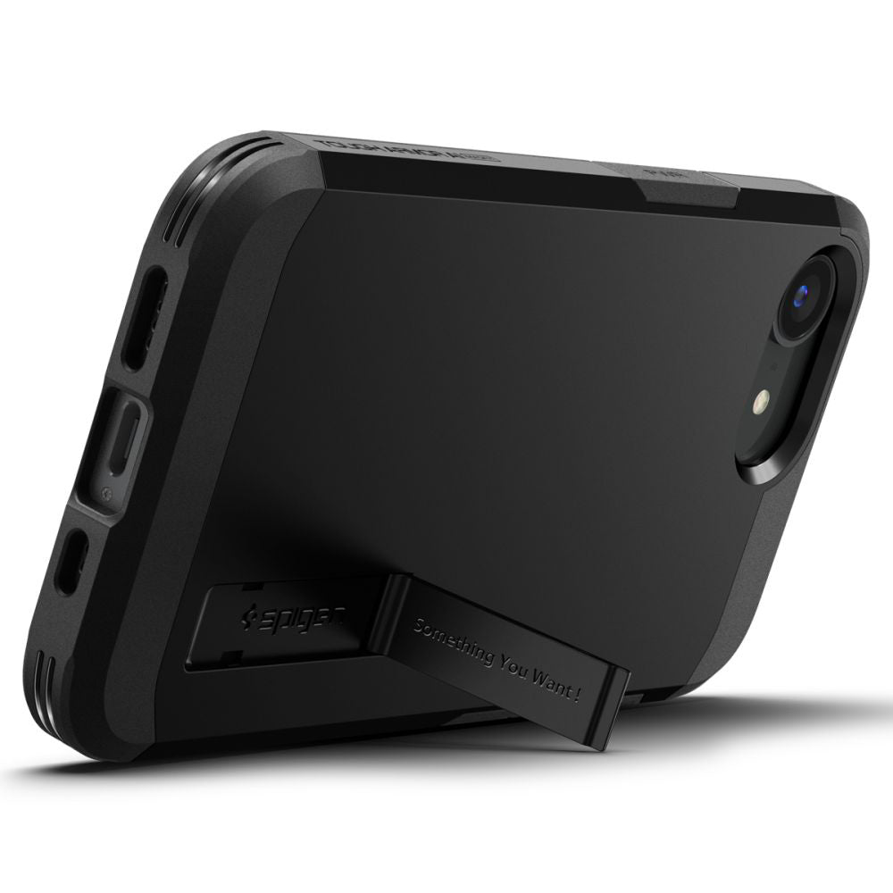 MagSafe hoesje voor Apple iPhone 17e / 16e, Spigen, Tough Armor, Zwart