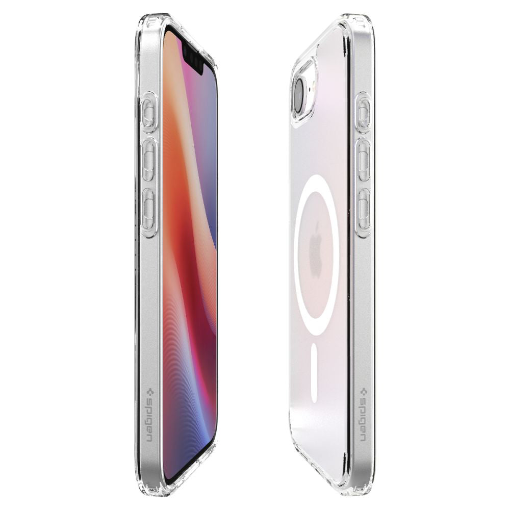 MagSafe hoesje voor Apple iPhone 17e / 16e, Spigen, Ultra Hybrid, Satijnwit