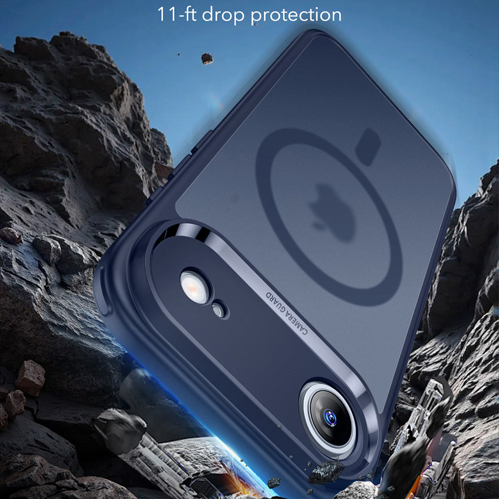 MagSafe hoesje voor Apple iPhone 17 Air, ESR, Classic Hybrid, Satijnblauw