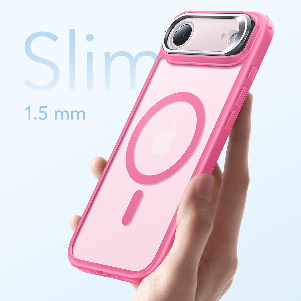 MagSafe hoesje voor Apple iPhone 17 Air, ESR, Classic Hybrid Kickstand, Satijnroze