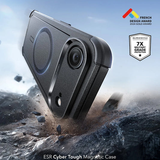 MagSafe hoesje voor Apple iPhone 17 Air, ESR, Cyber, Zwart