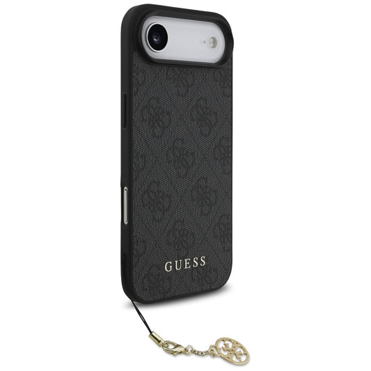 MagSafe hoesje voor Apple iPhone 17 Air, Guess, 4G Charm Cradle, Zwart