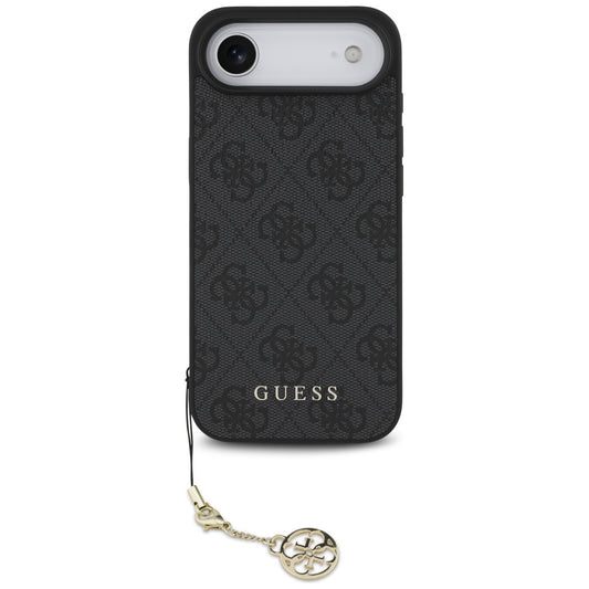 MagSafe hoesje voor Apple iPhone 17 Air, Guess, 4G Charm Cradle, Zwart