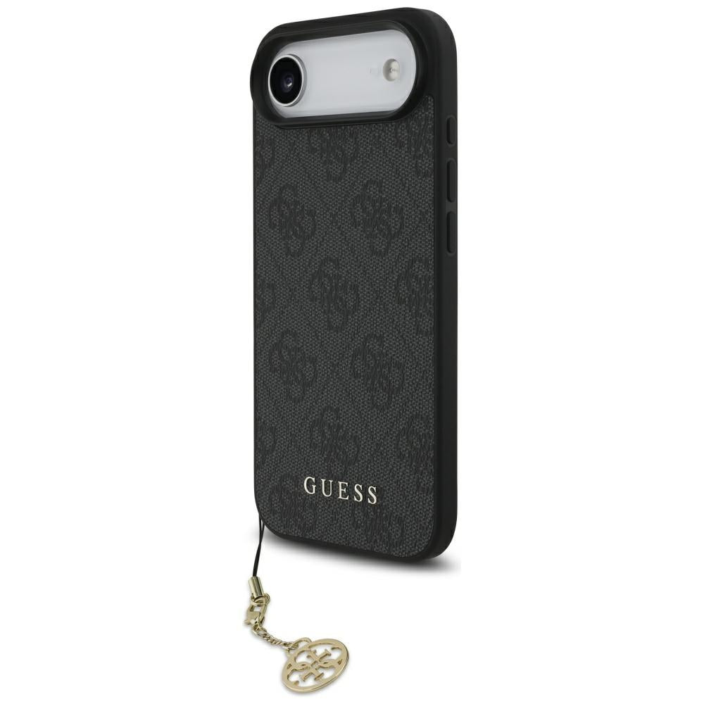 MagSafe hoesje voor Apple iPhone 17 Air, Guess, 4G Charm Cradle, Zwart