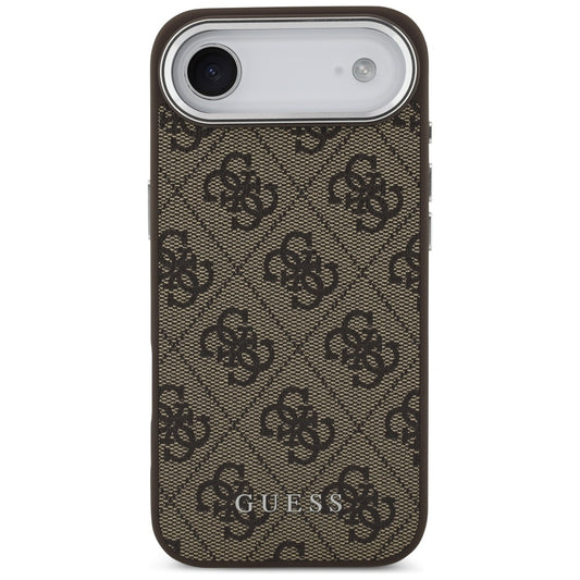 MagSafe hoesje voor Apple iPhone 17 Air, Guess, 4G Classic Logo, Bruin