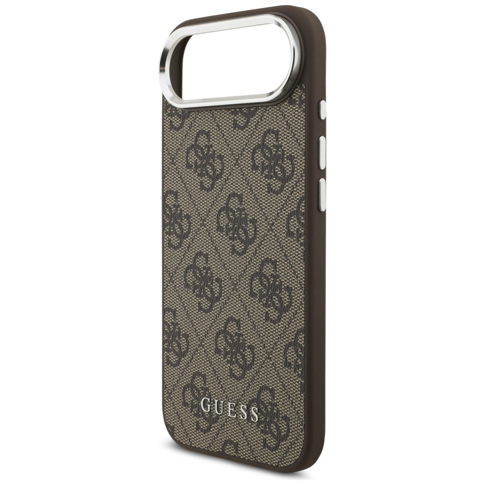 MagSafe hoesje voor Apple iPhone 17 Air, Guess, 4G Classic Logo, Bruin