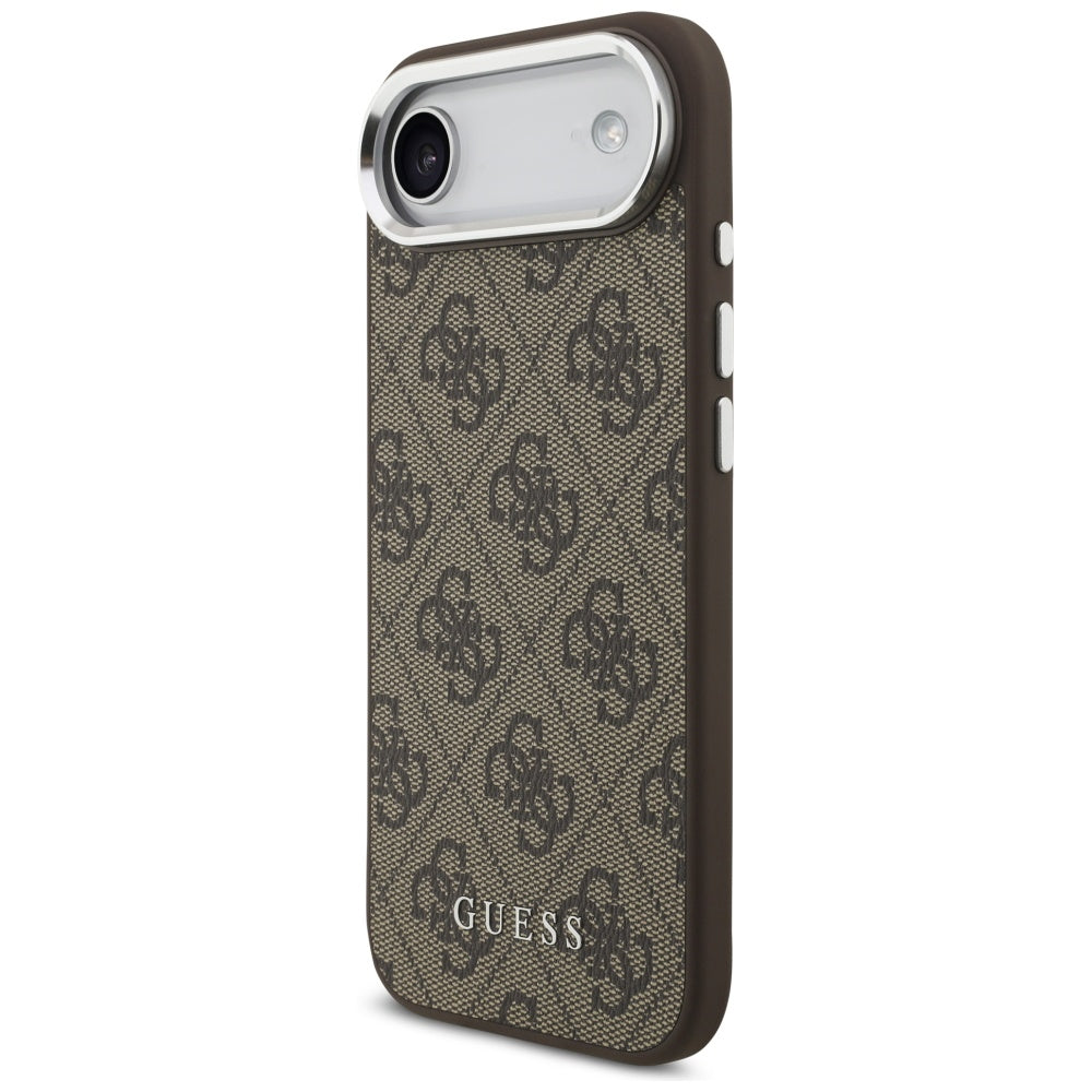 MagSafe hoesje voor Apple iPhone 17 Air, Guess, 4G Classic Logo, Bruin