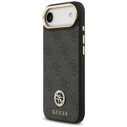 MagSafe hoesje voor Apple iPhone 17 Air, Guess, 4G Strass Logo, Zwart