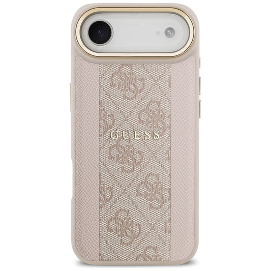 MagSafe hoesje voor Apple iPhone 17 Air, Guess, 4G Stripe, Roze