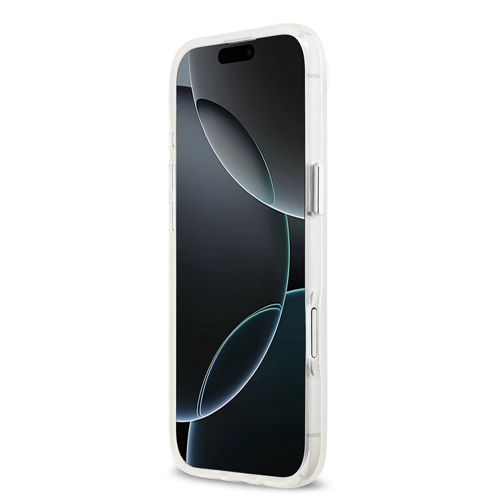 MagSafe hoesje voor Apple iPhone 17 Air, Guess, IML Gradient Triangle Logo, Transparant