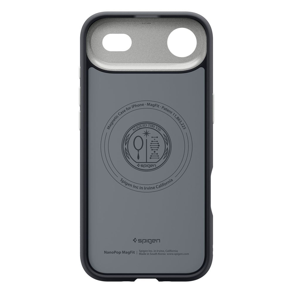 MagSafe hoesje voor Apple iPhone 17 Air, Spigen, Caseology Nano Pop, Zwart ACS10301