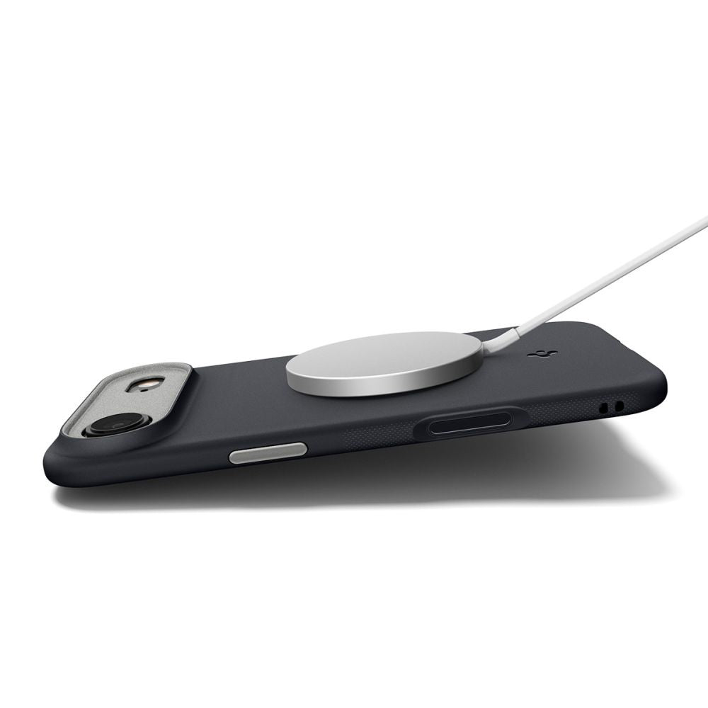 MagSafe hoesje voor Apple iPhone 17 Air, Spigen, Caseology Nano Pop, Zwart ACS10301