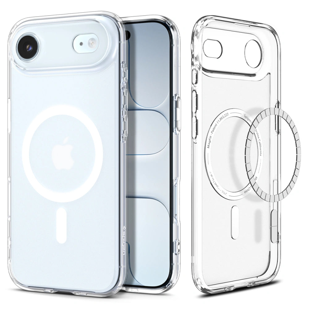 MagSafe hoesje voor Apple iPhone 17 Air, Spigen, Ultra Hybrid, Satijn Wit ACS10317