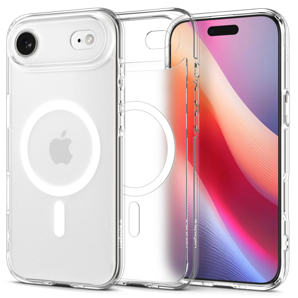 MagSafe hoesje voor Apple iPhone 17 Air, Spigen, Ultra Hybrid, Satijn Wit ACS10317
