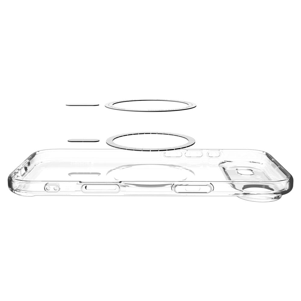 MagSafe hoesje voor Apple iPhone 17 Air, Spigen, Ultra Hybrid, Satijn Wit ACS10317