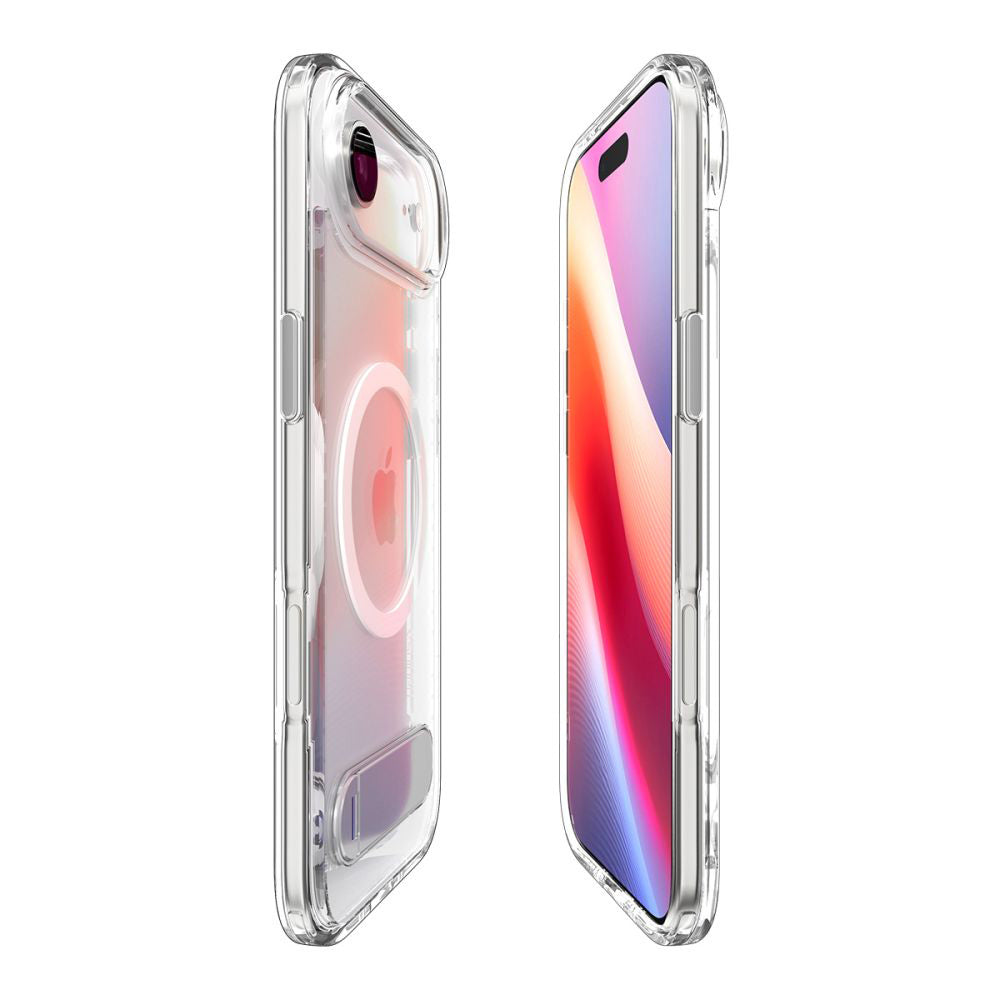 MagSafe hoesje voor Apple iPhone 17 Air, Spigen, Ultra Hybrid S, Transparant ACS09926