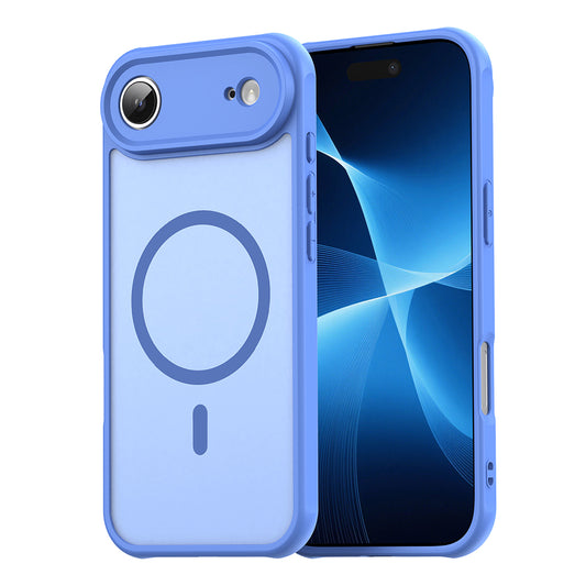 MagSafe hoesje voor Apple iPhone 17 Air, Techsuit, HaloFrost II, Blauw