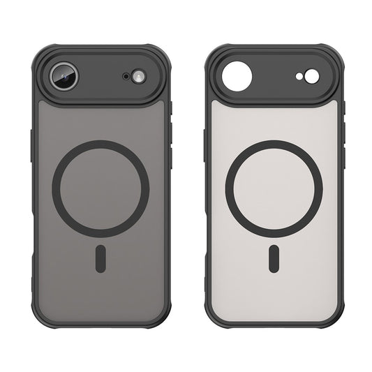 MagSafe hoesje voor Apple iPhone 17 Air, Techsuit, HaloFrost II, Zwart