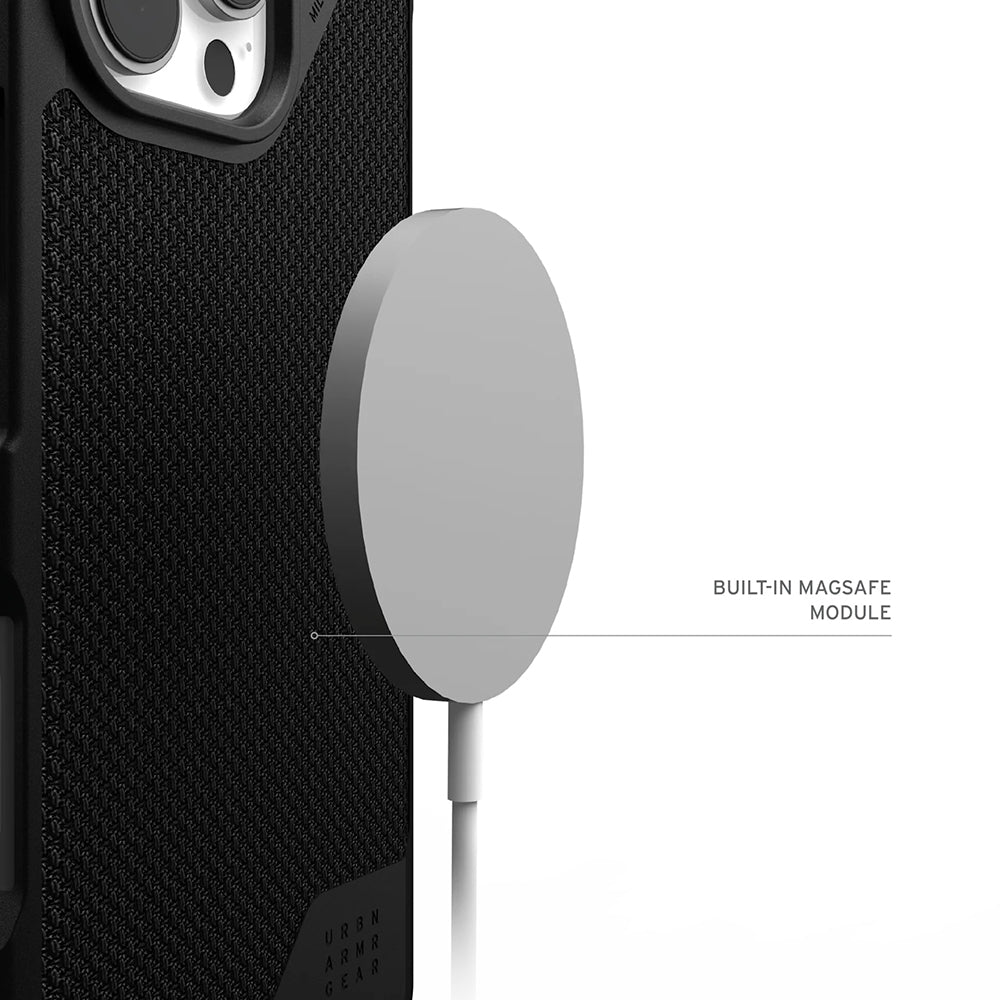 MagSafe hoes voor Apple iPhone 17 Air, Urban Armor Gear, Metropolis LT Kevlar, Zwart