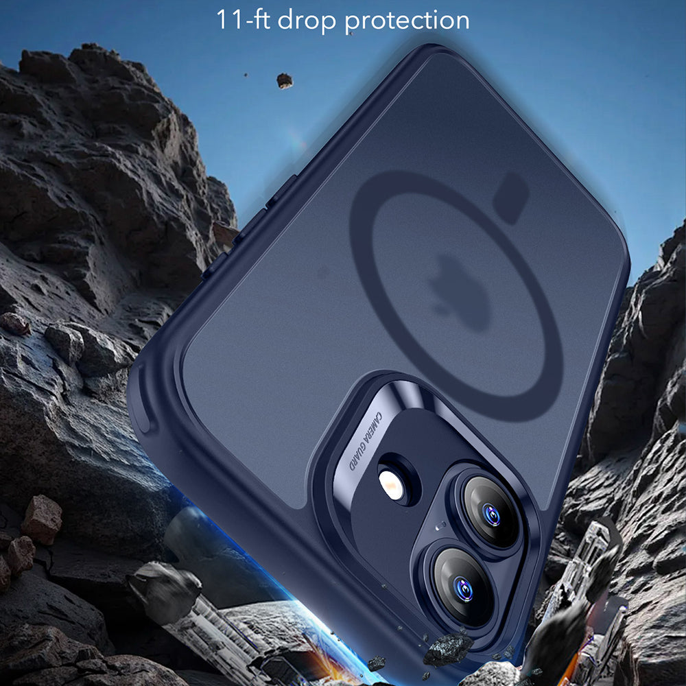 MagSafe hoesje voor Apple iPhone 17, ESR, Classic Hybrid, Satijnblauw