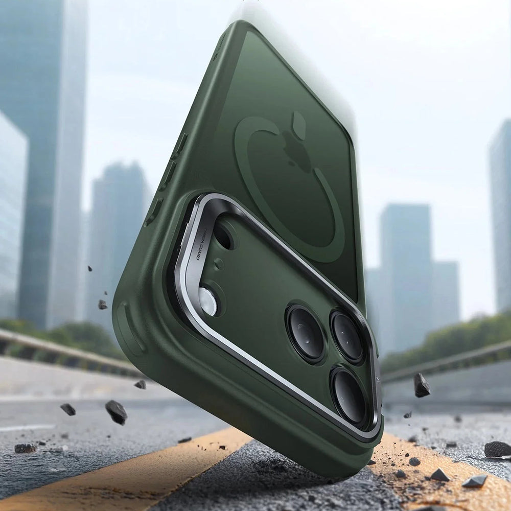 MagSafe hoes voor Apple iPhone 17, ESR, Classic Hybrid Kickstand, Satijngroen