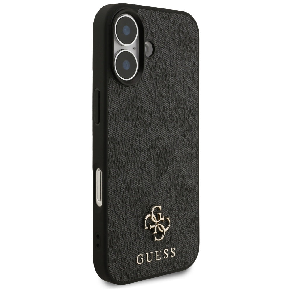 MagSafe hoesje voor Apple iPhone 17, Guess, 4G Small en Classic Logo, Zwart