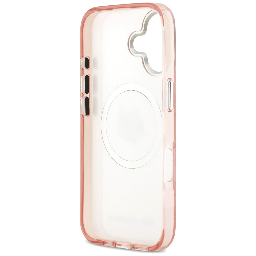 MagSafe hoesje voor Apple iPhone 17, Karl Lagerfeld, IML Choupette's Head, Roze