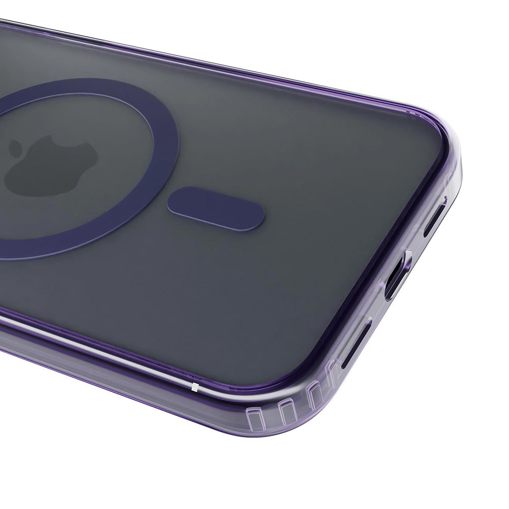 MagSafe hoes voor Apple iPhone 17 Pro, 3MK, Frosty MagCase, Paars