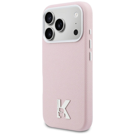 MagSafe Case for Apple iPhone 17 Pro, Karl Lagerfeld, Karl Head Logo, Pink
