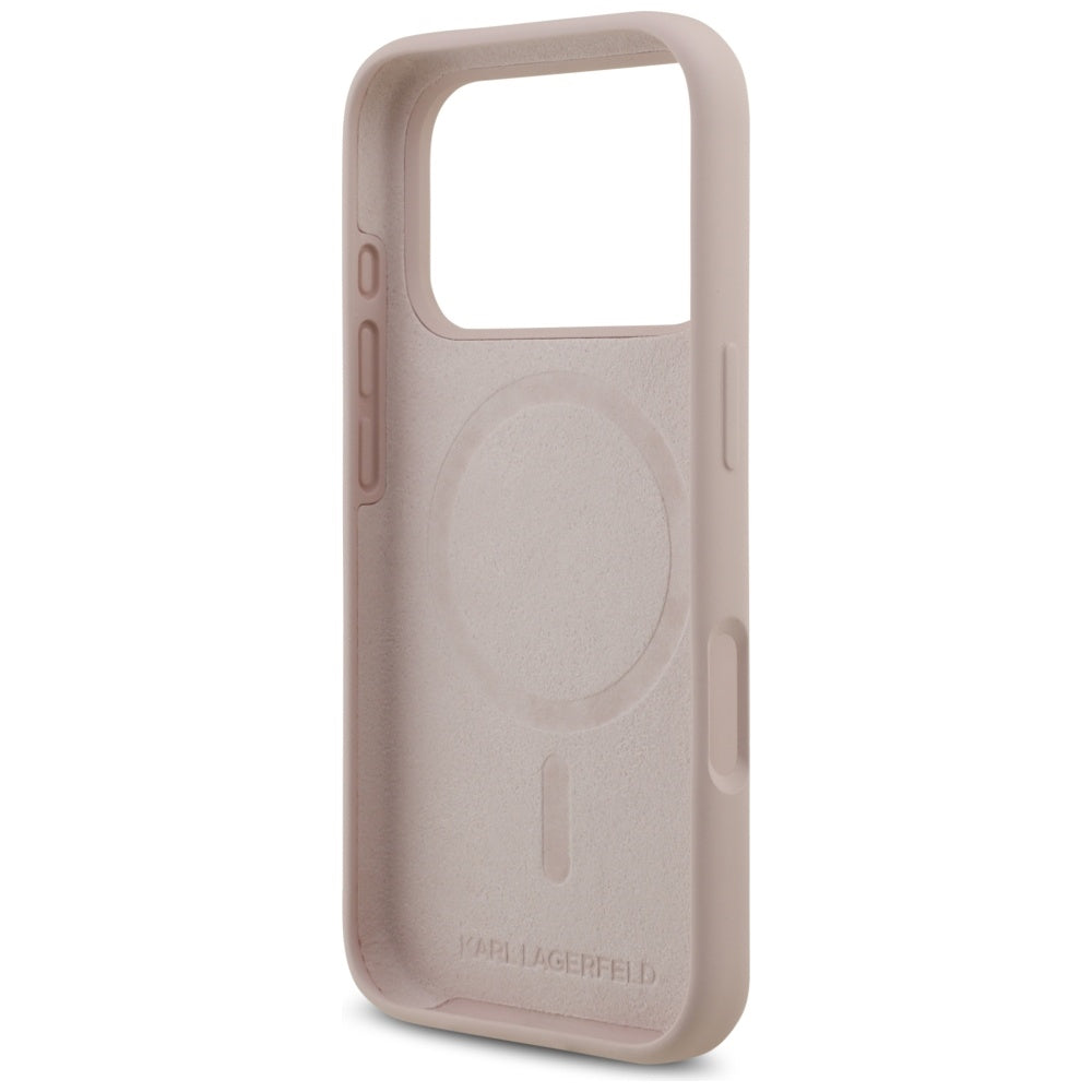 MagSafe Case for Apple iPhone 17 Pro, Karl Lagerfeld, Ring Karl & Choupette, Pink