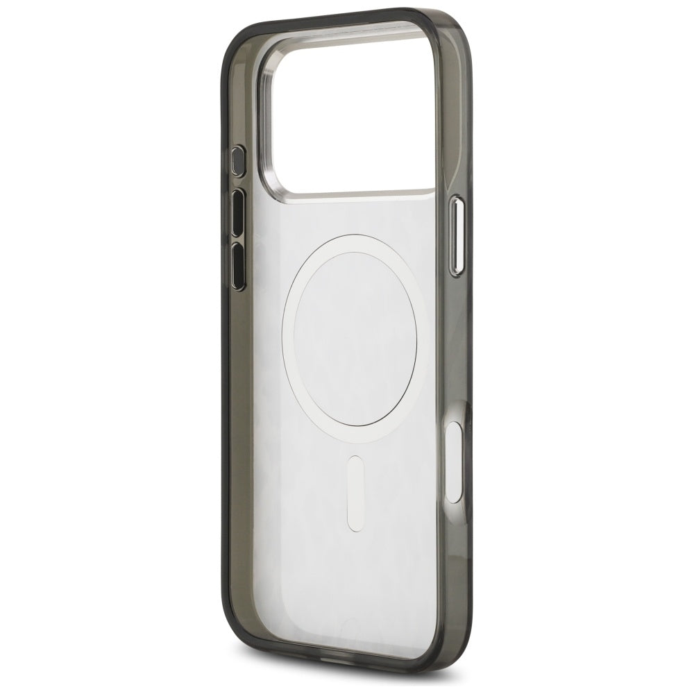MagSafe hoes voor Apple iPhone 17 Pro Max, Karl Lagerfeld, IML Leopard Pattern, Zwart