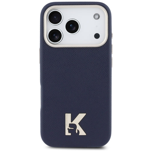 MagSafe hoesje voor Apple iPhone 17 Pro Max, Karl Lagerfeld, Karl Head Logo, Blauw