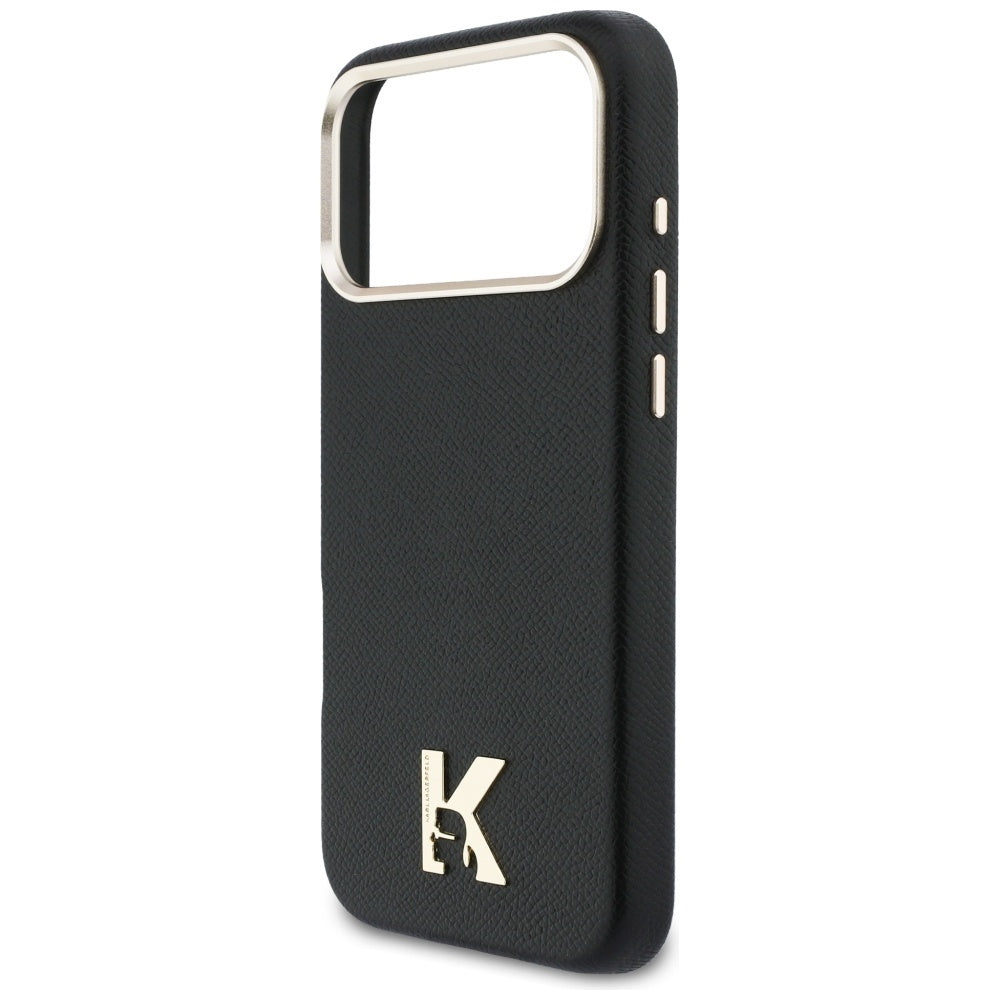 MagSafe hoes voor Apple iPhone 17 Pro Max, Karl Lagerfeld, Karl Head Logo, Zwart
