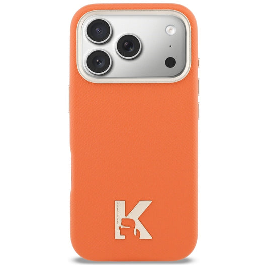 MagSafe hoesje voor Apple iPhone 17 Pro Max, Karl Lagerfeld, Karl Head Logo, Oranje