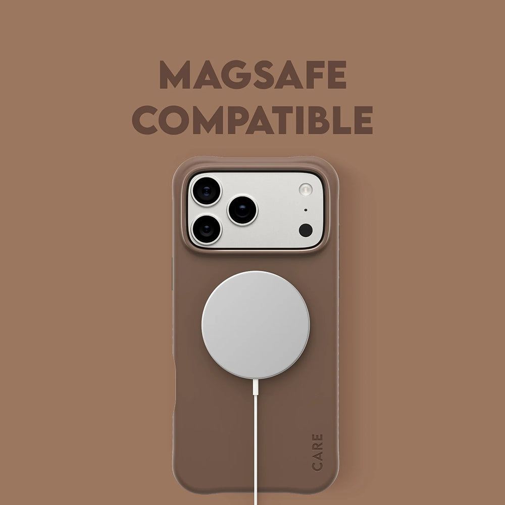 MagSafe hoesje voor Apple iPhone 17 Pro Max, PanzerGlass, Care Fashionable, Bruin