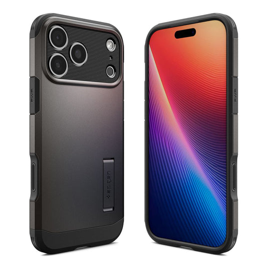 MagSafe hoesje voor Apple iPhone 17 Pro Max, Spigen, Tough Armor T, Gri