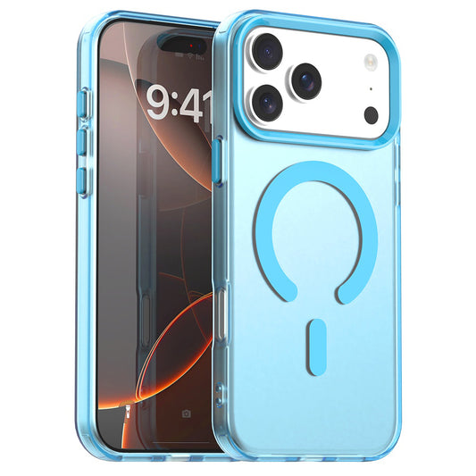 MagSafe Case for Apple iPhone 17 Pro Max, Techsuit, CandyCase, Blue
