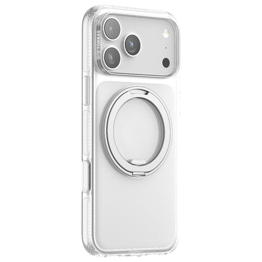 MagSafe hoesje voor Apple iPhone 17 Pro Max, Torras, Ostand R Fitness, Transparant