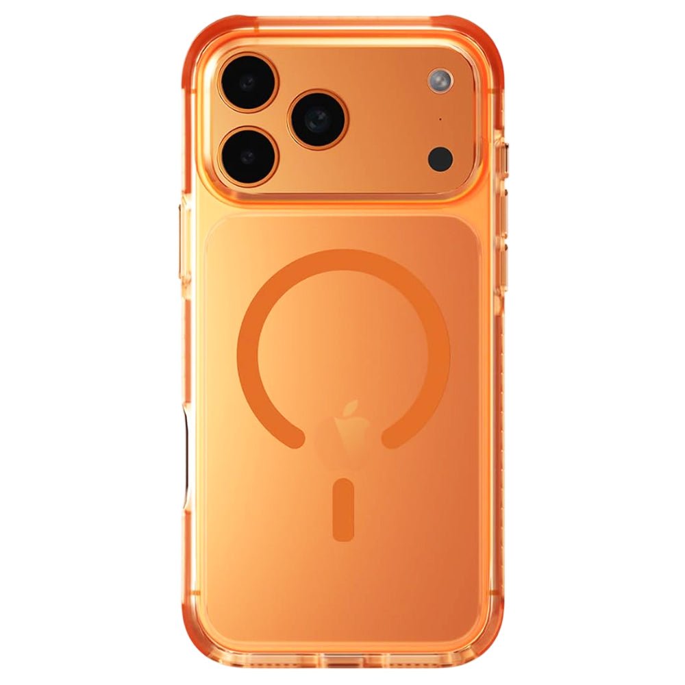 MagSafe hoes voor Apple iPhone 17 Pro Max, UNIQ, Combat MagClick, Oranje