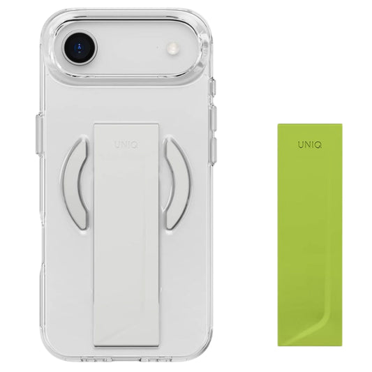 MagSafe hoes voor Apple iPhone 17 Pro Max, UNIQ, Heldro Air MagClick, Transparant Gri