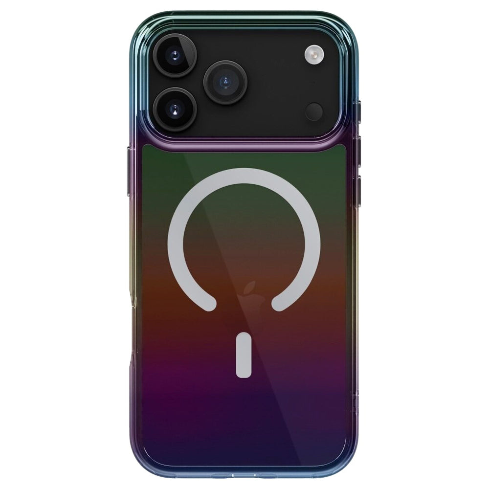 MagSafe hoesje voor Apple iPhone 17 Pro Max, UNIQ, Iridescia MagClick, Aurora