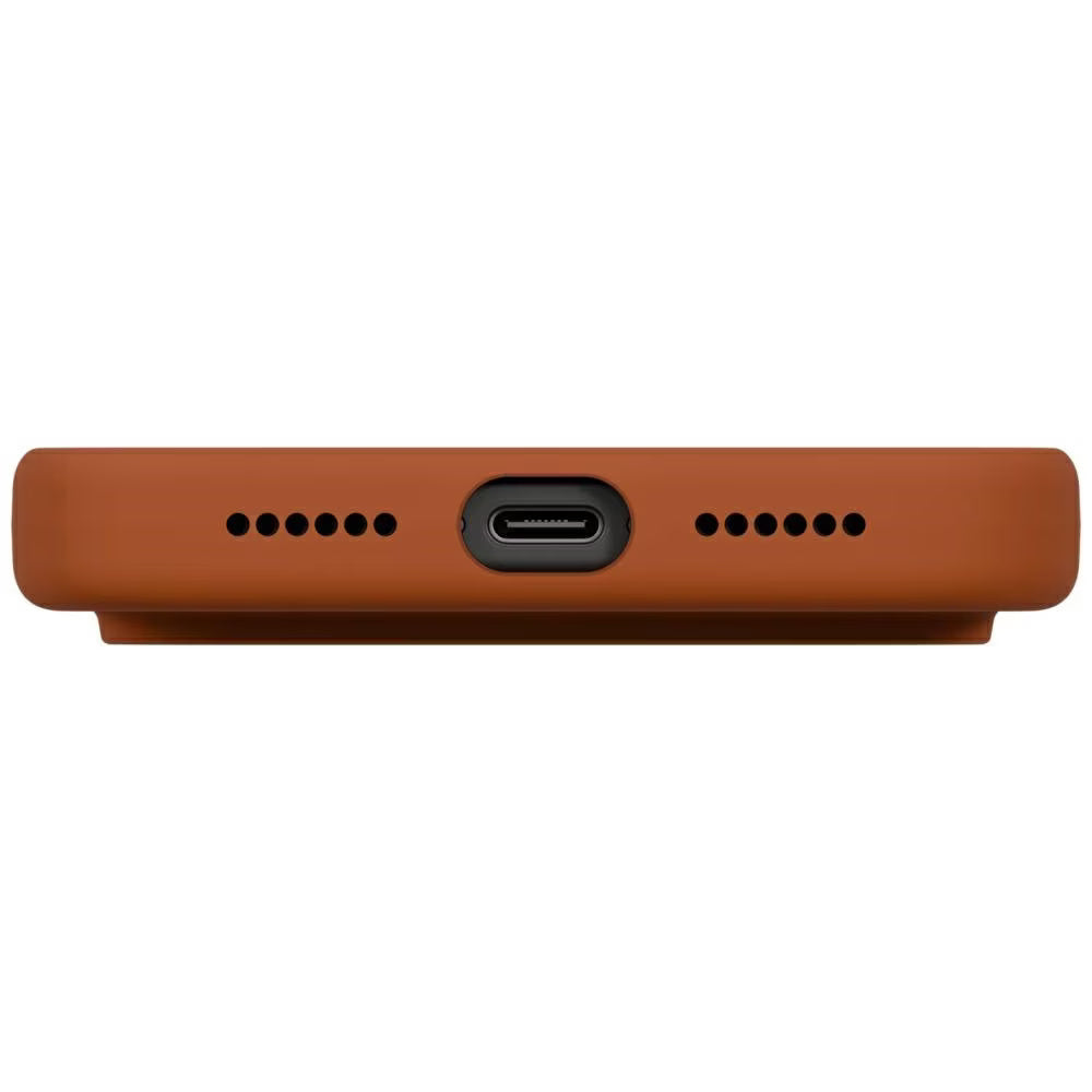 MagSafe hoes voor Apple iPhone 17 Pro Max, UNIQ, Lino MagClick, Donkeroranje