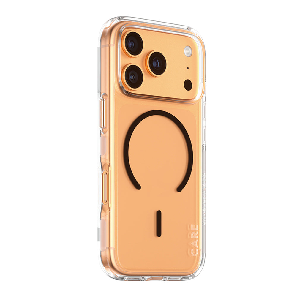 MagSafe hoesje voor Apple iPhone 17 Pro, PanzerGlass, Urban Explorer Care, Zwart Transparant