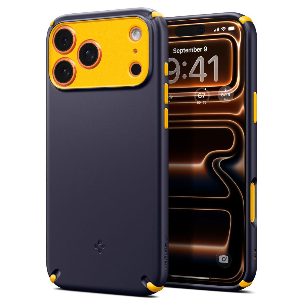 MagSafe hoesje voor Apple iPhone 17 Pro, Spigen, Caseology Nano Pop Hybrid, Paars ACS11149