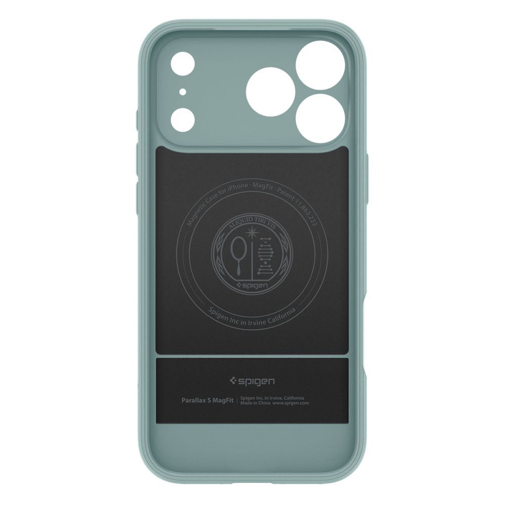 MagSafe hoes voor Apple iPhone 17 Pro, Spigen, Caseology Parallax S, Groen
